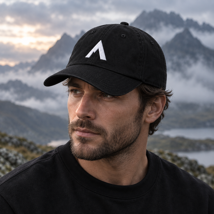 NORTH ASCENT embroidered hat in the mountains