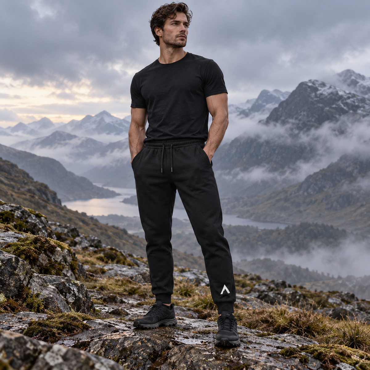 NORTH ASCENT Core Joggers – Black