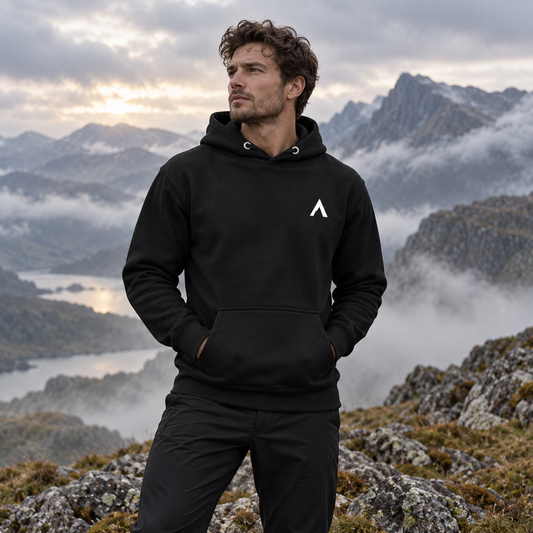 NORTH ASCENT Core Hoodie – Black